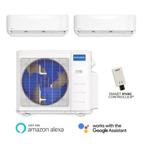 MRCOOL Multi-Split Heat Pump 27,000 BTUs + Two 12,000 BTUs air handlers